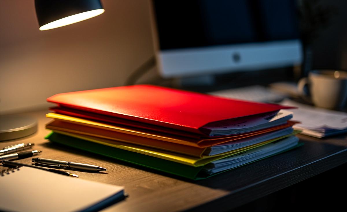 Der verrückte Grund, warum jetzt jeder seine Rechnungen farbig sortiert, Produktivitätsexperten sind baff